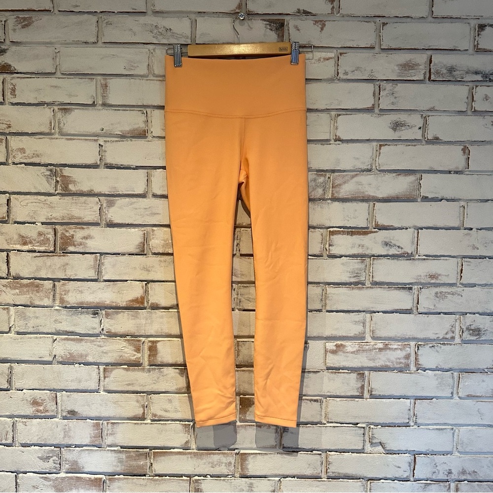 Calia by Carrie Underwood orange ribbed leggings